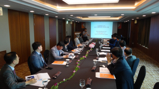 지난 27일 부산 롯데호텔에서 열린 코스닥 최고경영자(CEO) 간담회 모습. 코스닥협회 제공.